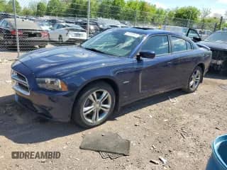 2013 Dodge Charger RT with VIN 2C3CDXDT1DH738782, listed as a Copart auction lot 55065915 with 93,571 mi miles and Salvage title. Bid and sale history available at DreamBid. Image 1.