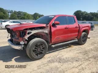 2024 Toyota Tacoma SR5 with VIN 3TYKB5FN3RT002388, listed as a Copart auction lot 80583475 with 30,696 mi miles and Salvage title. Bid and sale history available at DreamBid. Image 1.