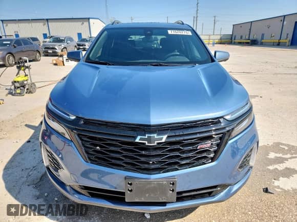2024 Chevrolet Equinox RS с VIN 3GNAXMEG5RL183853, выставлен на аукционе Copart как лот 71620275 с пробегом 20 589 миль миль и На запчасти • Non repairable. История ставок и продаж доступна на DreamBid. Изображение 5.