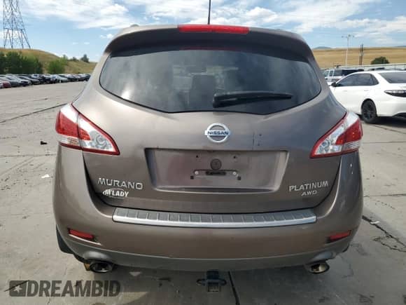 2012 Nissan Murano SL with VIN JN8AZ1MW8CW230907, listed as a Copart auction lot 68218165 with 205,914 mi miles and Salvage title. Bid and sale history available at DreamBid. Image 6.