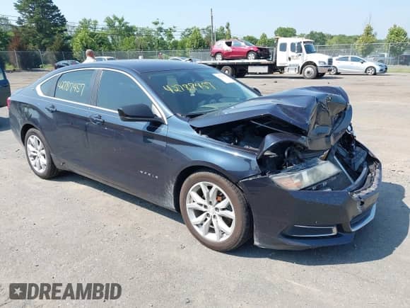 2014 Chevrolet Impala LS with VIN 2G11Y5SL9E9210961, listed as a IAAI auction lot 42787457 with 318,527 mi miles and . Bid and sale history available at DreamBid. Image 1.