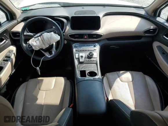 2021 Hyundai Santa Fe Limited with VIN 5NMS4DAL9MH339889, listed as a Copart auction lot 55283765 with 40,173 mi miles and Salvage title. Bid and sale history available at DreamBid. Image 8.