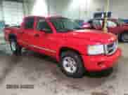 2008 Dodge Dakota Laramie with VIN 1D7HW58N78S637195, listed as a Copart auction lot 43803195 with 126,206 mi miles and Clean title. Bid and sale history available at DreamBid. Image 4.
