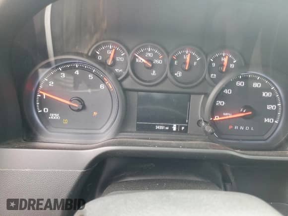 2019 Chevrolet Silverado 1500 Work Truck z VIN 3GCNWAEH7KG268003, wystawiony jako Copart lot #69497795 z przebiegiem 34 351 mil mil oraz Szkoda całkowita • Salvage title. Historia ofert i sprzedaży dostępna na DreamBid. Obrazek 9.