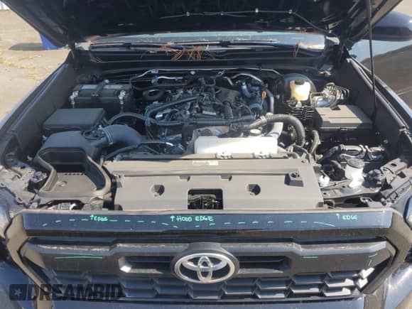 2024 Toyota Tacoma SR5 with VIN 3TMLB5JN9RM036603, listed as a Copart auction lot 80685075 with 4,301 mi miles and Salvage title. Bid and sale history available at DreamBid. Image 11.