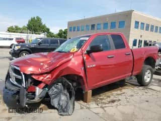 2009 Dodge 1500 SLT with VIN 1D3HV18T39S742197, listed as a Copart auction lot 65544655 with 142,970 mi miles and Salvage title. Bid and sale history available at DreamBid. Image 1.