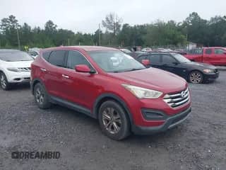 2016 Hyundai Santa Fe with VIN 5XYZT3LB6GG359337, listed as a IAAI auction lot 43391526 with 97,477 mi miles and . Bid and sale history available at DreamBid. Image 1.