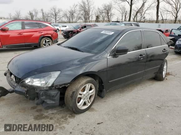 2007 Honda Accord LX SE with VIN JHMCM56327C011511, listed as a Copart auction lot 49500065 with 179,128 mi miles and Salvage title. Bid and sale history available at DreamBid. Image 1.