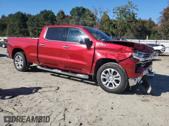 2025 Chevrolet Silverado 1500 LTZ z VIN 1GCUKGED6SZ274141, wystawiony jako Copart lot #82691655 z przebiegiem 2 190 mil mil oraz Szkoda całkowita • Salvage title. Historia ofert i sprzedaży dostępna na DreamBid. Obrazek 4.