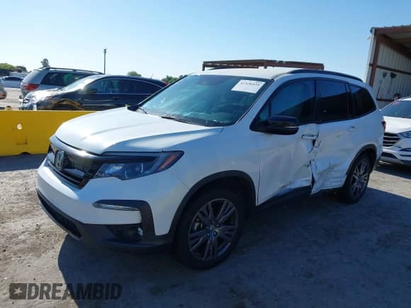 2022 Honda Pilot Sport with VIN 5FNYF5H35NB007547, listed as a IAAI auction lot 42326435 with 107,948 mi miles and . Bid and sale history available at DreamBid. Image 2.