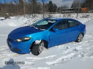 2015 Dodge Dart SXT with VIN 1C3CDFBB7FD407774, listed as a Copart auction lot 45248465 with 163,966 mi miles and Salvage title. Bid and sale history available at DreamBid. Image 1.