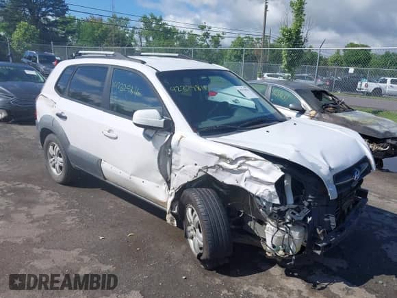 2008 Hyundai Tucson SE with VIN KM8JN12D18U874563, listed as a IAAI auction lot 42329816 with 201,241 mi miles and . Bid and sale history available at DreamBid. Image 1.