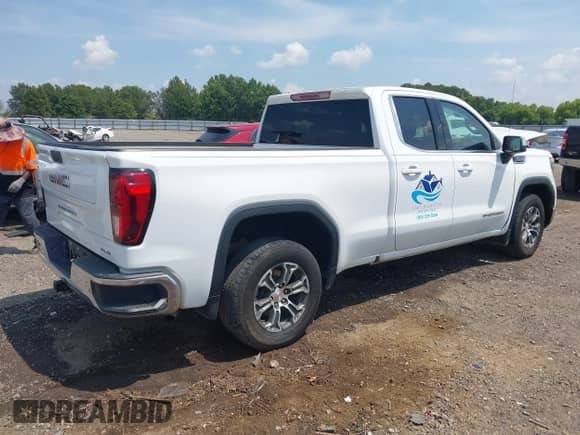 2022 GMC Sierra 1500 SLE with VIN 1GTR8BED6NZ109153, listed as a IAAI auction lot 42869549 with 74,961 mi miles and . Bid and sale history available at DreamBid. Image 4.