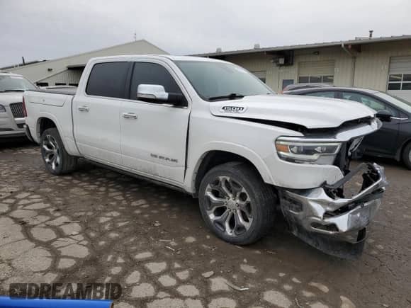 2020 Ram 1500 Longhorn with VIN 1C6SRFKT4LN305234, listed as a Copart auction lot 43360245 with 82,051 mi miles and Salvage title. Bid and sale history available at DreamBid. Image 4.