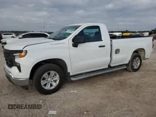 2023 Chevrolet Silverado 1500 Work Truck with VIN 3GCNAAED9PG328754, listed as a Copart auction lot 41495785 with 15,084 mi miles and Clean title. Bid and sale history available at DreamBid. Image 1.