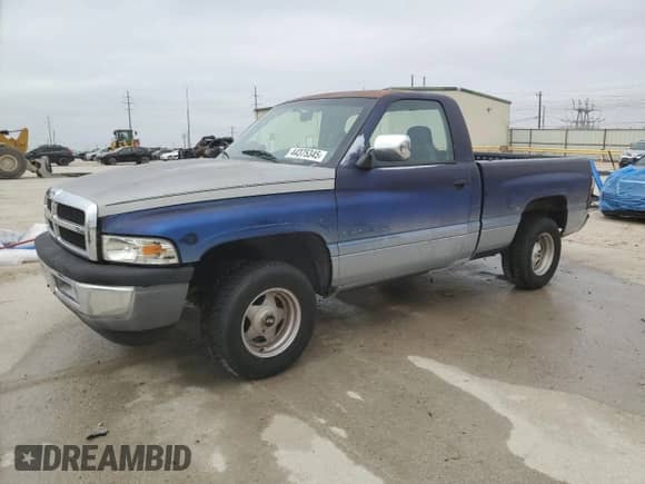 1995 Dodge 1500 с VIN 1B7HC16ZXSS122071, выставлен на аукционе Copart как лот 44375345 с пробегом 383 213 миль миль и Списание • Salvage title. История ставок и продаж доступна на DreamBid. Изображение 1.