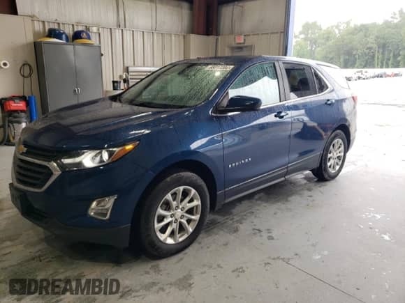 2021 Chevrolet Equinox LT with VIN 3GNAXUEV6ML387892, listed as a Copart auction lot 68017205 with 134,051 mi miles and Salvage title. Bid and sale history available at DreamBid. Image 1.