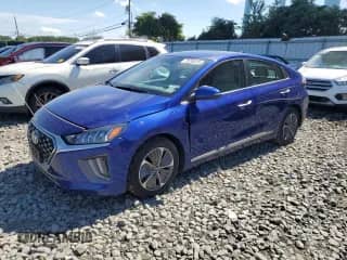 2022 Hyundai Ioniq Limited with VIN KMHCX5LD1NU268667, listed as a Copart auction lot 70755575 with 61,133 mi miles and Salvage title. Bid and sale history available at DreamBid. Image 1.