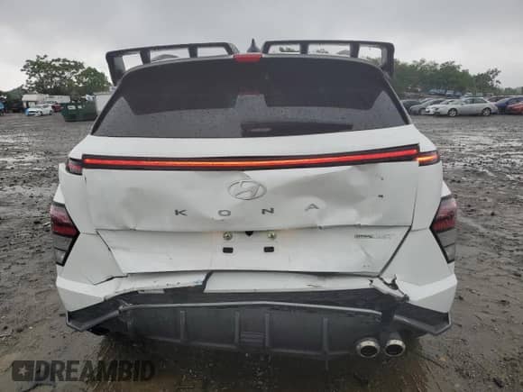 2024 Hyundai Kona N Line with VIN KM8HACA30RU174307, listed as a Copart auction lot 56714295 with 12,788 mi miles and Salvage title. Bid and sale history available at DreamBid. Image 6.