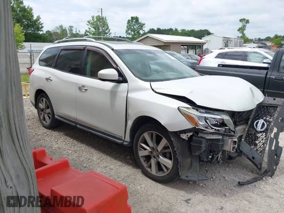 2013 Nissan Pathfinder SV with VIN 5N1AR2MN7DC637852, listed as a IAAI auction lot 42212894 with 160,521 mi miles and . Bid and sale history available at DreamBid. Image 1.