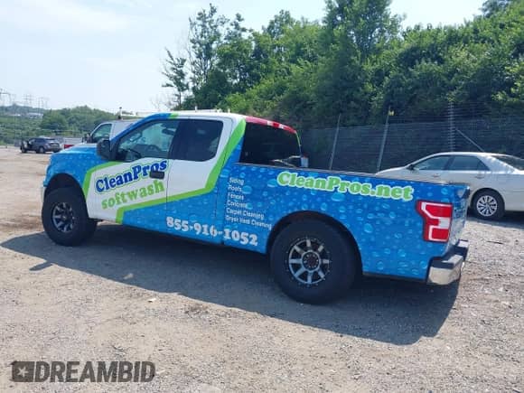 2019 Ford F-150 XL with VIN 1FTFX1E51KFA42323, listed as a IAAI auction lot 42864315 with 216,498 mi miles and . Bid and sale history available at DreamBid. Image 3.