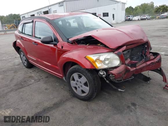 2008 Dodge Caliber SE with VIN 1B3HB28B18D561909, listed as a IAAI auction lot 42957456 with 167,709 mi miles and . Bid and sale history available at DreamBid. Image 1.
