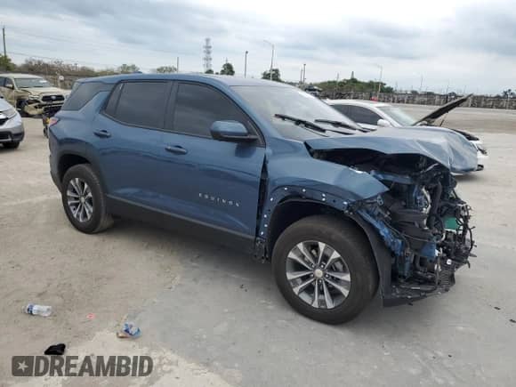 2025 Chevrolet Equinox FWD LT с VIN 3GNAXHEG9SL171105, выставлен на аукционе Copart как лот 46265875 с пробегом Не указан миль и Списание • Salvage title. История ставок и продаж доступна на DreamBid. Изображение 4.
