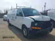 2017 Chevrolet Express Cargo z VIN 1GCZGHFG5H1349912, wystawiony jako IAAI lot #41638800 z przebiegiem 126 262 mil mil oraz . Historia ofert i sprzedaży dostępna na DreamBid. Obrazek 1.