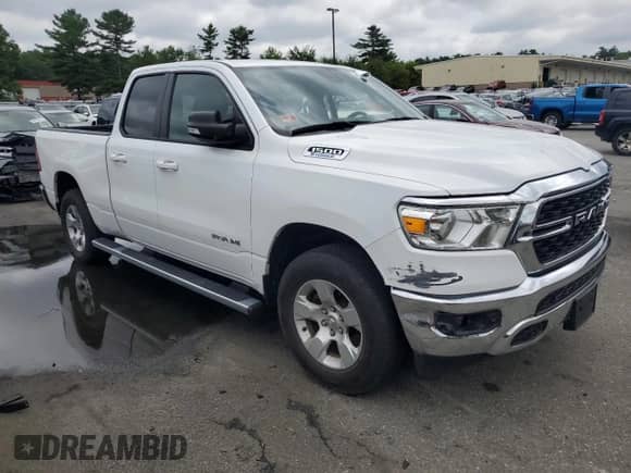 2022 Ram 1500 Big Horn z VIN 1C6RRFBG4NN225145, wystawiony jako Copart lot #63920495 z przebiegiem 40 295 mil mil oraz Szkoda całkowita • Salvage title. Historia ofert i sprzedaży dostępna na DreamBid. Obrazek 4.