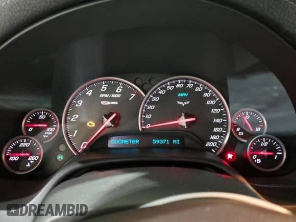 2009 Chevrolet Corvette Z06 w/2LZ with VIN 1G1YZ26E995110724, listed as a Copart auction lot 71781045 with 59,371 mi miles and Salvage title. Bid and sale history available at DreamBid. Image 9.