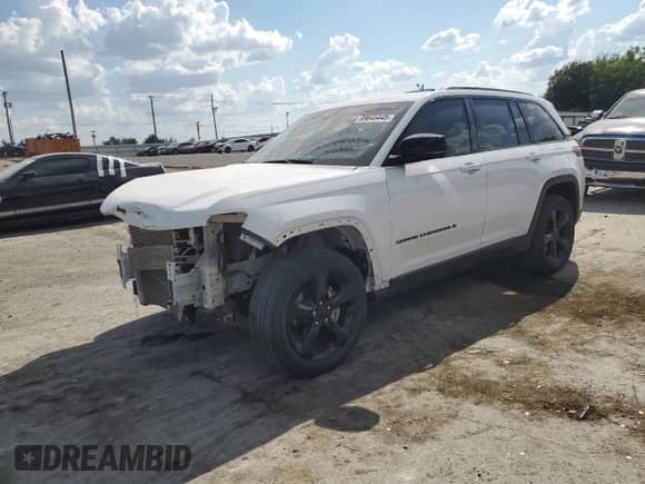 2023 Jeep Grand Cherokee Altitude with VIN 1C4RJGAG5PC510037, listed as a Copart auction lot 69645445 with 59,419 mi miles and Salvage title. Bid and sale history available at DreamBid. Image 1.