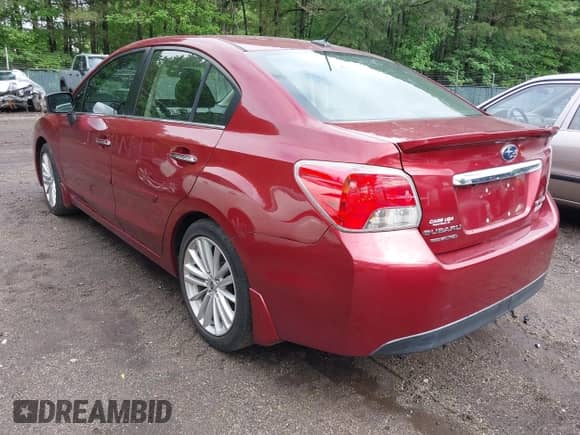 2015 Subaru Impreza Limited with VIN JF1GJAS64FH009710, listed as a IAAI auction lot 42260497 with 117,088 mi miles and . Bid and sale history available at DreamBid. Image 3.