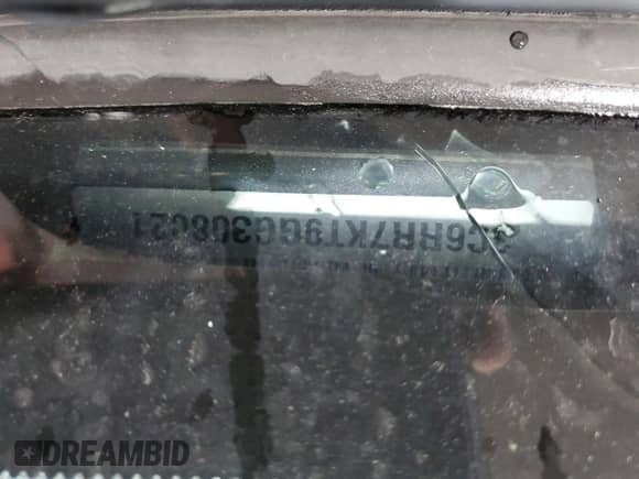 2016 Ram 1500 Express z VIN 3C6RR7KT9GG308021, wystawiony jako Copart lot #54120425 z przebiegiem Nie podano mil oraz Szkoda całkowita • Salvage title. Historia ofert i sprzedaży dostępna na DreamBid. Obrazek 13.