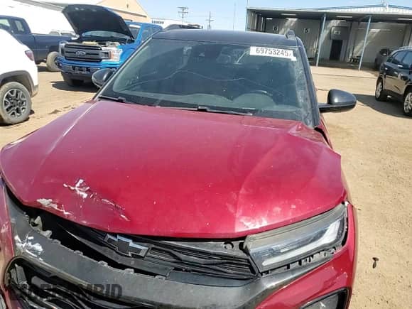 2021 Chevrolet TrailBlazer RS with VIN KL79MUSL5MB038163, listed as a Copart auction lot 69753245 with 84,754 mi miles and Salvage title. Bid and sale history available at DreamBid. Image 14.