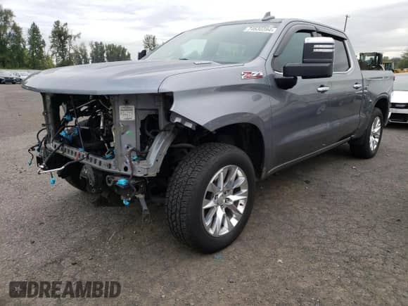2020 Chevrolet Silverado 1500 LTZ с VIN 3GCUYGET8LG295144, выставлен на аукционе Copart как лот 74630394 с пробегом 43 125 миль миль и Списание • Salvage title. История ставок и продаж доступна на DreamBid. Изображение 1.