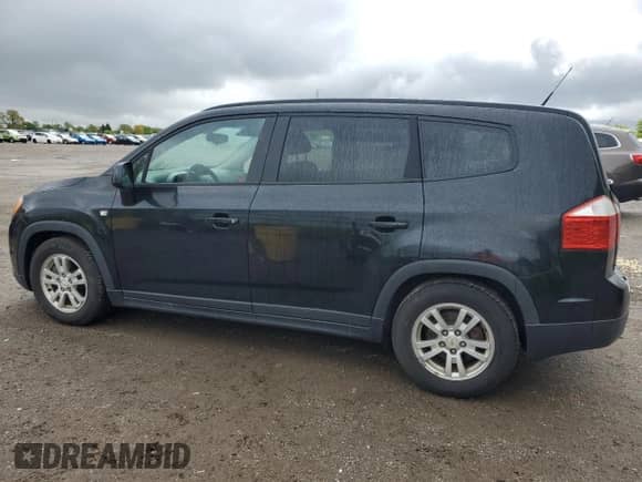 2012 Chevrolet Orlando 1LT с VIN KL77P2EM1CK534910, выставлен на аукционе Copart как лот 58008275 с пробегом 47 539 миль миль и Чистый • Clean title. История ставок и продаж доступна на DreamBid. Изображение 2.