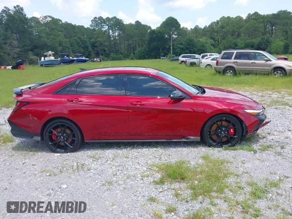 2025 Hyundai Elantra с VIN KMHLW4DK1SU027584, выставлен на аукционе IAAI как лот 42520345 с пробегом 1 333 миль миль и . История ставок и продаж доступна на DreamBid. Изображение 13.