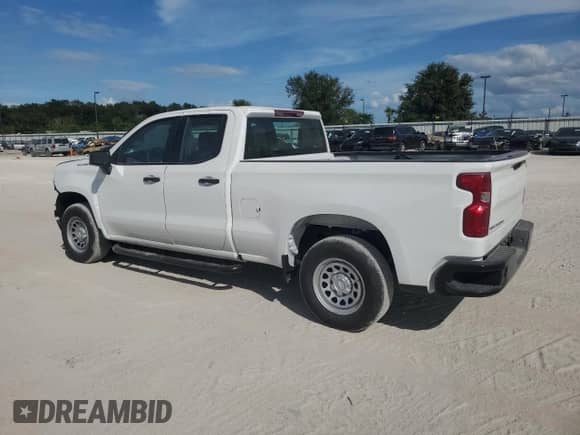 2024 Chevrolet Silverado 1500 Work Truck with VIN 1GCRAAEK6RZ357356, listed as a Copart auction lot 76110584 with 362 mi miles and Non repairable. Bid and sale history available at DreamBid. Image 2.