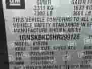 2017 Chevrolet Tahoe LT с VIN 1GNSKBKC6HR299126, выставлен на аукционе IAAI как лот 41300644 с пробегом 124 821 миль миль и . История ставок и продаж доступна на DreamBid. Изображение 9.