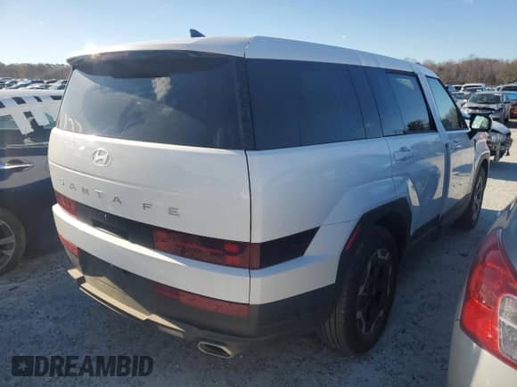 2024 Hyundai Santa Fe SE z VIN 5NMP14GL4RH049850, wystawiony jako Copart lot #81987004 z przebiegiem 2 897 mil mil oraz Szkoda całkowita • Salvage title. Historia ofert i sprzedaży dostępna na DreamBid. Obrazek 3.