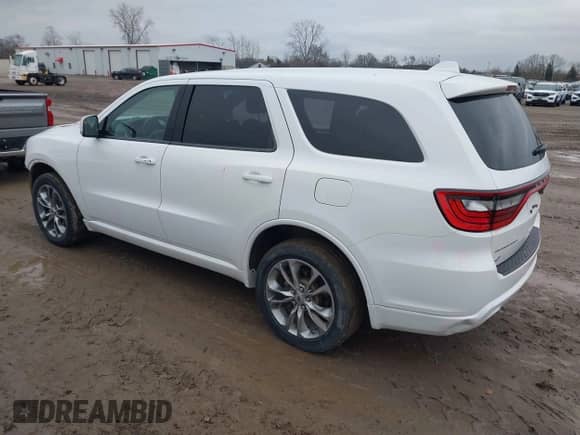 2020 Dodge Durango GT with VIN 1C4RDJDG2LC166791, listed as a IAAI auction lot 41111725 with 55,651 mi miles and . Bid and sale history available at DreamBid. Image 3.