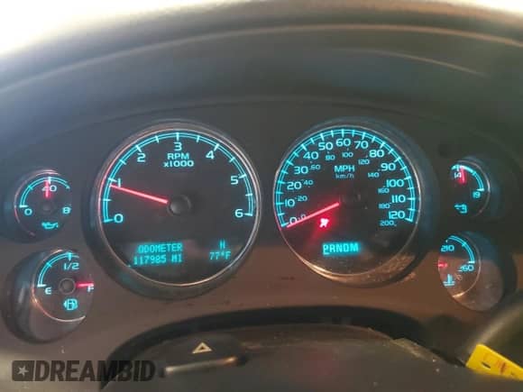 2012 Chevrolet Tahoe LS with VIN 1GNSKAE06CR227928, listed as a Copart auction lot 65878915 with 117,985 mi miles and Salvage title. Bid and sale history available at DreamBid. Image 9.