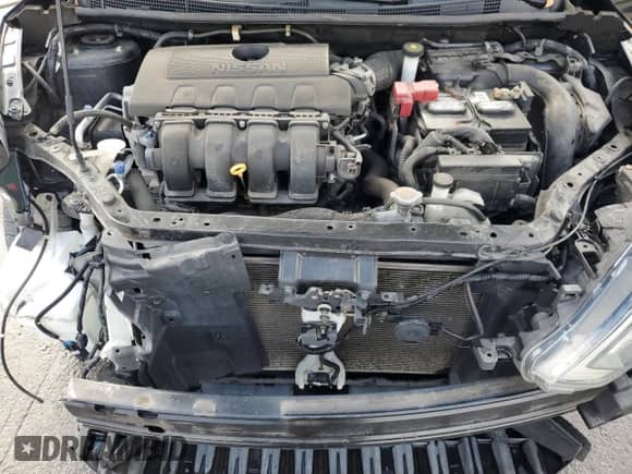 2017 Nissan Sentra SR with VIN 3N1AB7AP1HL712604, listed as a Copart auction lot 84412345 with 107,209 mi miles and Salvage title. Bid and sale history available at DreamBid. Image 11.