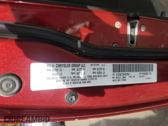 2011 Chrysler 300 C с VIN 2C3CA6CT0BH528501, выставлен на аукционе Copart как лот 84598305 с пробегом 132 067 миль миль и Списание • Salvage title. История ставок и продаж доступна на DreamBid. Изображение 12.