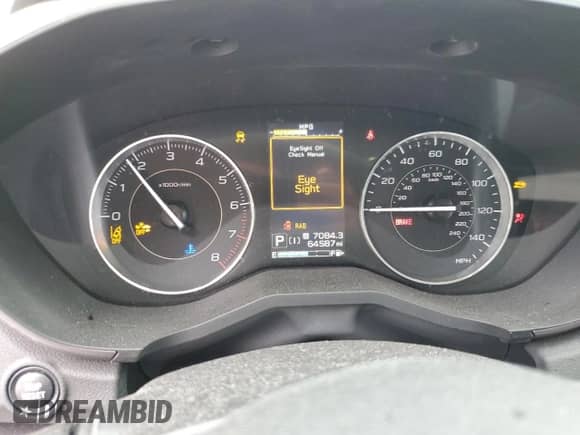 2020 Subaru Impreza Limited with VIN 4S3GKAT66L3604976, listed as a Copart auction lot 49943415 with 64,587 mi miles and Non repairable. Bid and sale history available at DreamBid. Image 9.