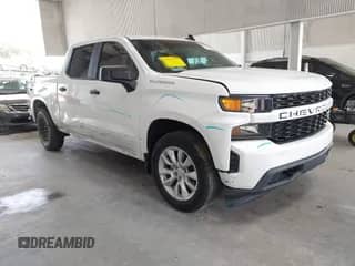 2021 Chevrolet Silverado 1500 Custom z VIN 3GCPWBEK3MG313368, wystawiony jako IAAI lot #43043320 z przebiegiem 47 648 mil mil oraz . Historia ofert i sprzedaży dostępna na DreamBid. Obrazek 1.