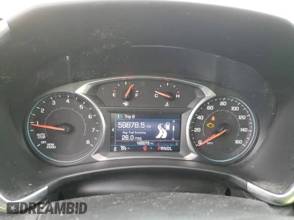 2020 Chevrolet Equinox LT with VIN 2GNAXKEV7L6220559, listed as a Copart auction lot 90448215 with 122,015 mi miles and Clean title. Bid and sale history available at DreamBid. Image 9.