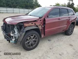 2019 Jeep Grand Cherokee Limited X with VIN 1C4RJFBT5KC749828, listed as a Copart auction lot 65424135 with 72,113 mi miles and Salvage title. Bid and sale history available at DreamBid. Image 1.
