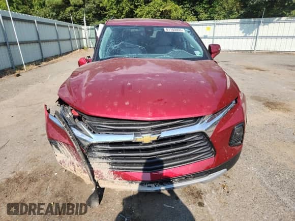2021 Chevrolet Blazer LT with VIN 3GNKBCR45MS506231, listed as a Copart auction lot 81103955 with 49,248 mi miles and Salvage title. Bid and sale history available at DreamBid. Image 5.