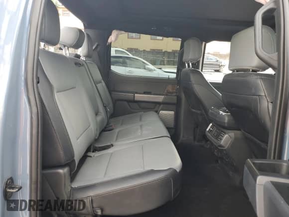 2023 Ford F-150 Lightning Pro with VIN 1FTVW1EV9PWG26295, listed as a Copart auction lot 80298305 with 43,492 mi miles and Salvage title. Bid and sale history available at DreamBid. Image 10.